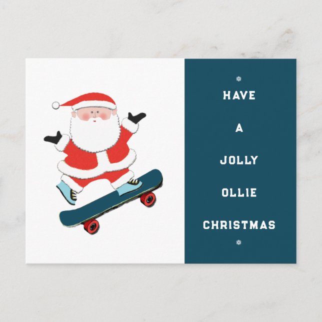 Navidad con skateboarding (Anverso)