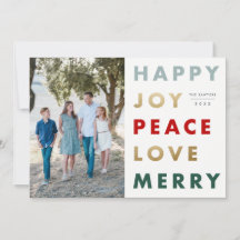 Navidad con Tipografía Negrita Moderna Foto