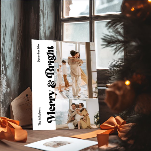 Navidad con varias fotos retro coloridas (Subido por el creador)