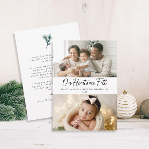 Navidad Corazones Llenos Familia Elegante Bebé 2 F