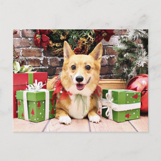 Navidad - Corgi - crepe (Anverso)