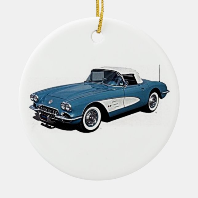 NAVIDAD CORVET/MERRY EN ORNAMENTO CERAMICO BACK (Frente)