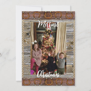 Navidad Country y Western con Foto Personalizada  