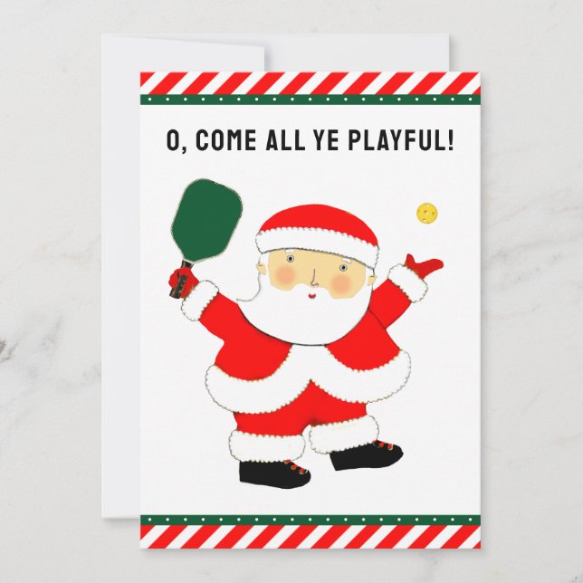 Navidad Creativa de Pickleball (Anverso)