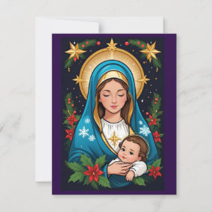 Navidad cristiana católica romana Virgen María