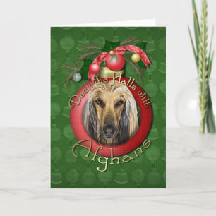Navidad - cubierta los pasillos - afganos