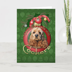 Navidad - cubierta los pasillos - cocker