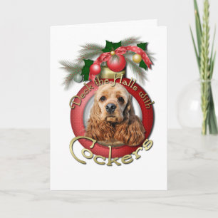 Navidad - cubierta los pasillos - cocker