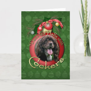 Navidad - cubierta los pasillos con los cocker