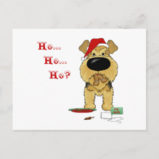 Navidad de Airedale Terrier