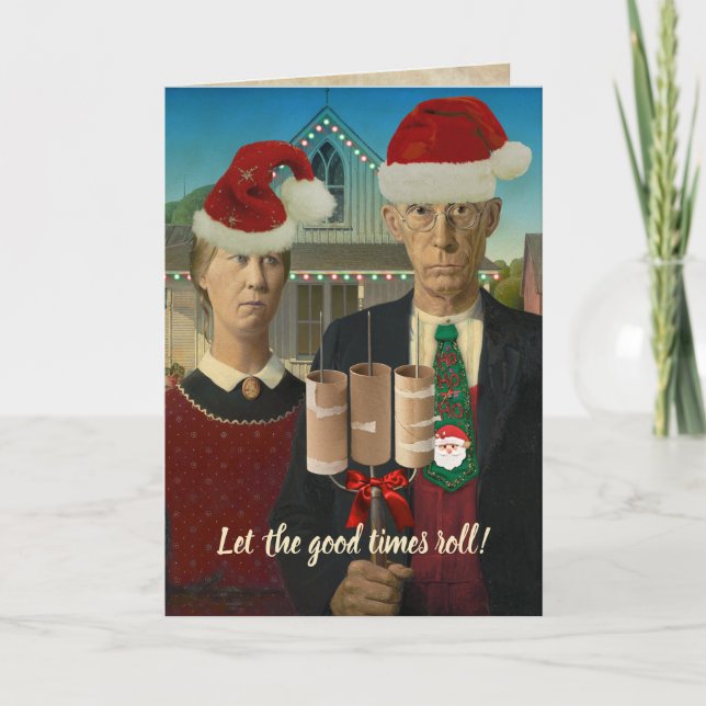 Navidad de American Gothic, que rueden los buenos  (Anverso)