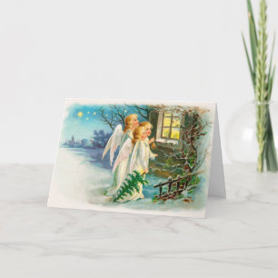 Navidad de antaño divertido que saluda