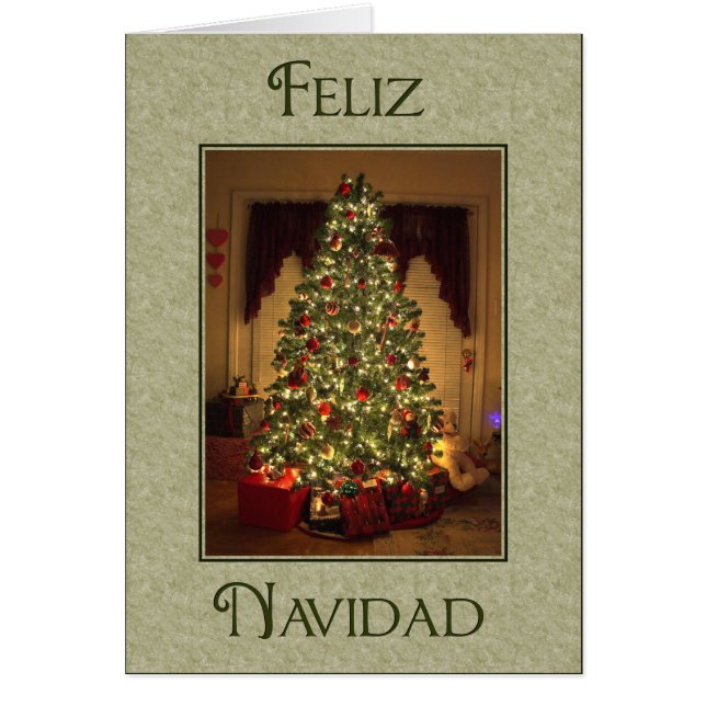 Navidad de árbol iluminado (Frente)