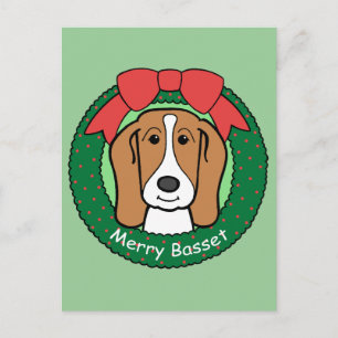 Navidad de Basset Hound