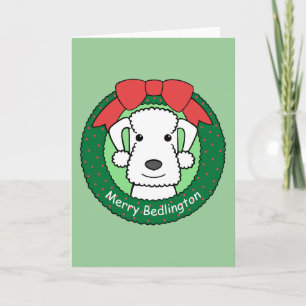 Navidad de Bedlington Terrier