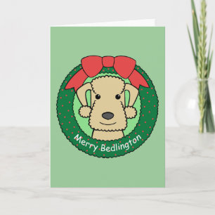 Navidad de Bedlington Terrier