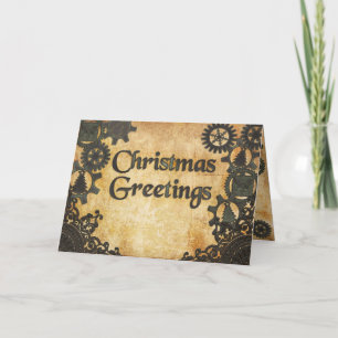 Navidad de bronce pesado de Steampunk