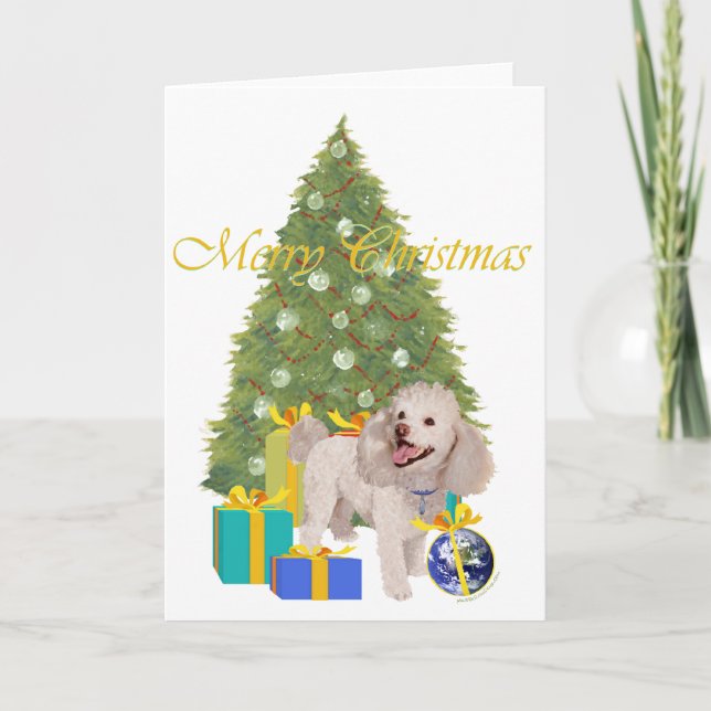 Navidad de Caniche (Anverso)