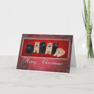Navidad de Chow-chow_kartka