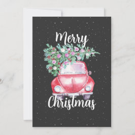 Navidad de Coche Antiguo