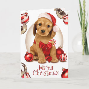 Navidad de cocker spaniel