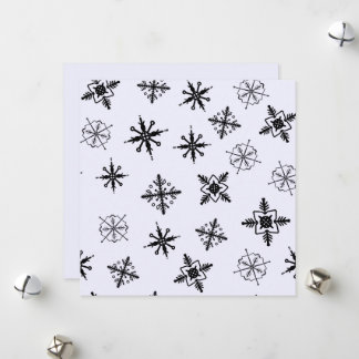 Navidad de Copos de Nieve Simples