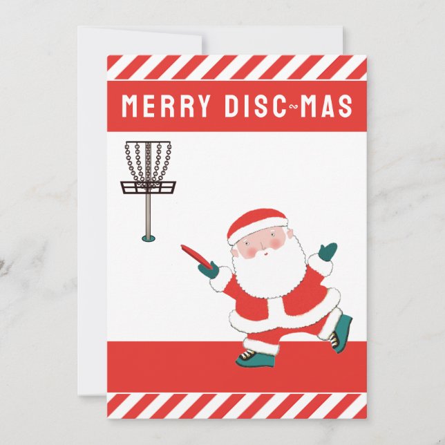 Navidad de Disc Golf (Anverso)