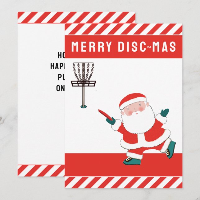 Navidad de Disc Golf (Anverso / Reverso)