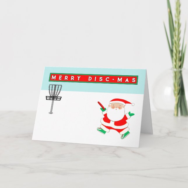 Navidad de Disc Golf (Anverso)