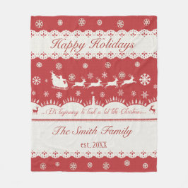 Navidad de encargo Santa y manta del paño grueso y