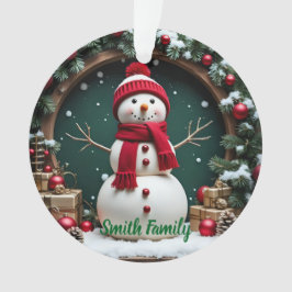 Navidad de época - Ornamento acrílico