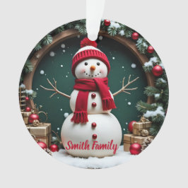 Navidad de época - Ornamento acrílico