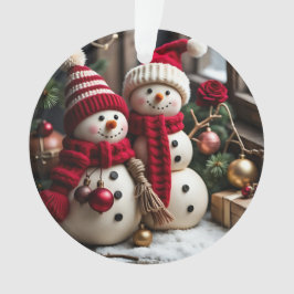 Navidad de época - Ornamento acrílico