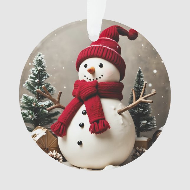 Navidad de época - Ornamento acrílico (Anverso)