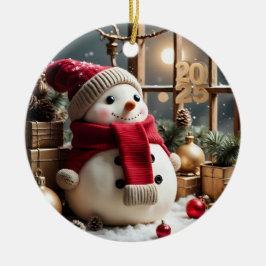 Navidad de época - Ornamento de ronda premium