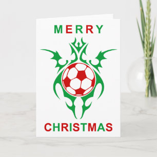 navidad de fútbol tribal