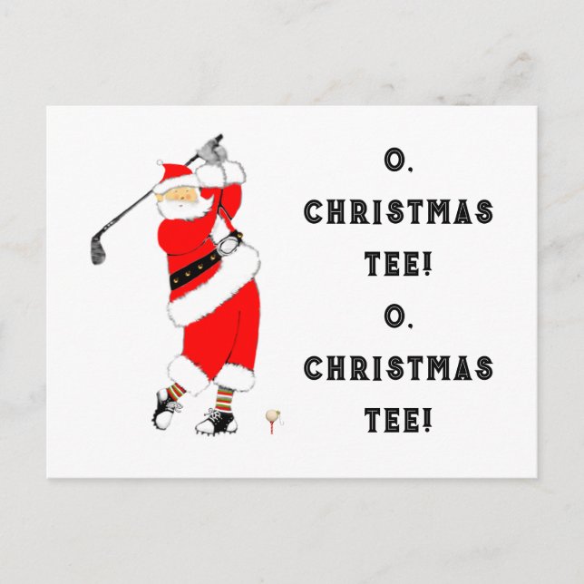 Navidad de golf divertida (Anverso)