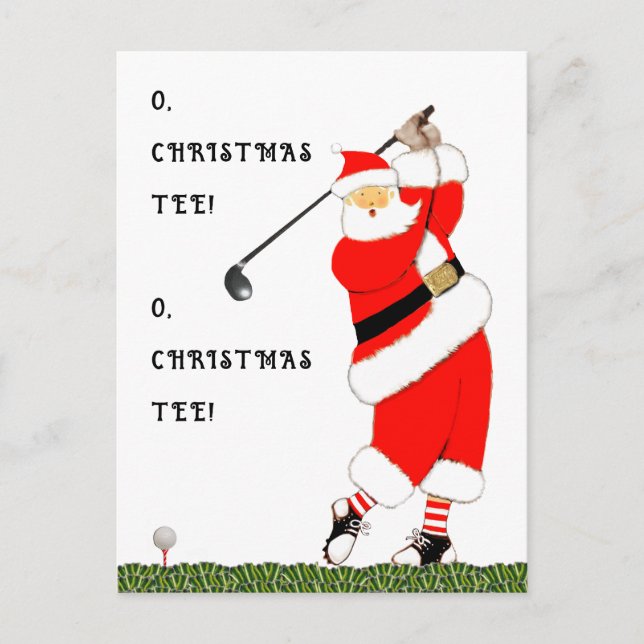 Navidad de Golf Divertida (Anverso)