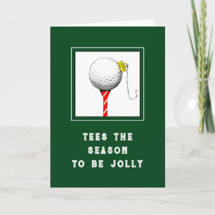 Navidad de golf divertida