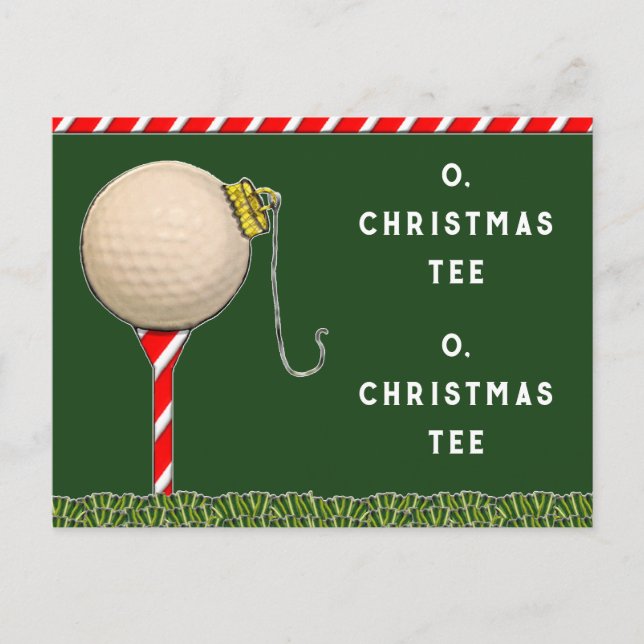 Navidad de golf divertida (Anverso)