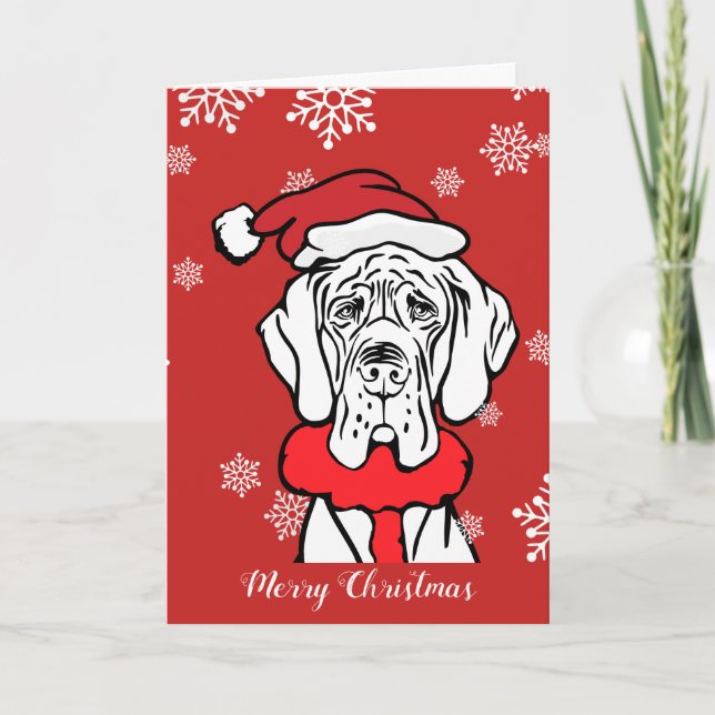Navidad de great dane (Anverso)