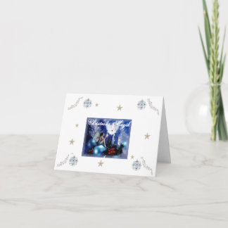 Navidad de hadas azul