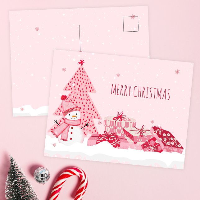 Navidad de invierno rosa juguetona  (Subido por el creador)
