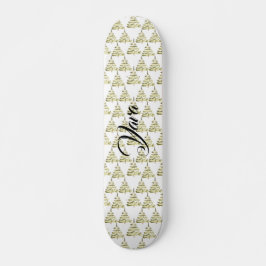 navidad de invierno vibes personalizar Skateboard