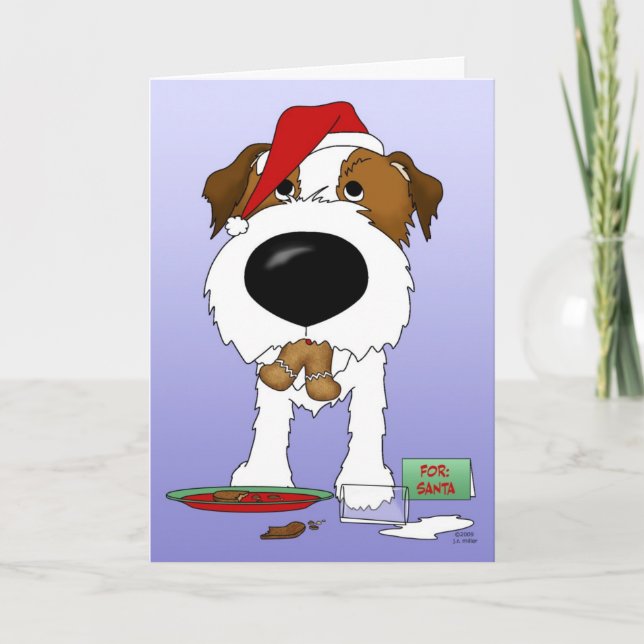 Navidad de Jack Russell Terrier (Anverso)