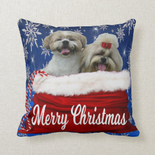 Navidad de la almohada del tzu de Shih