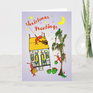 Navidad de la casa del pantano de Cajun