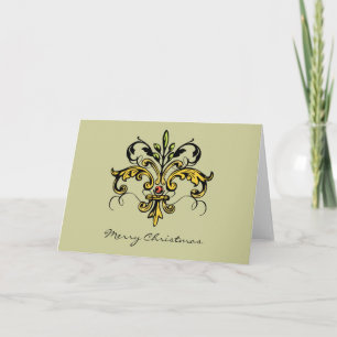 Navidad de la flor de lis