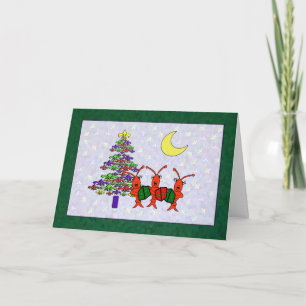 Navidad de la flor de lis de los cangrejos de