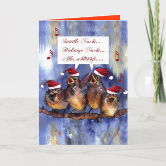 navidad de la lengua alemana de Nacht Weihnachten